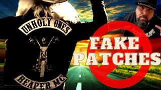 fake patches   Dos and donts of motorcycle club