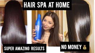 सैलून से बेहतर घर पर हेयर स्पा  Hair Spa At Home  NO CHEMICALS  100 %effectivestorng shiny hair