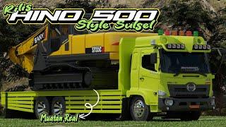 MUATAN REAL BISA TURUNRILIS MOD HINO 500 MUATAN EXCAVATOR STYLE STANDAR SULAWESI - 119CONCEPT