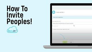 How to Invite Peoples on Bitrix 24 easy
