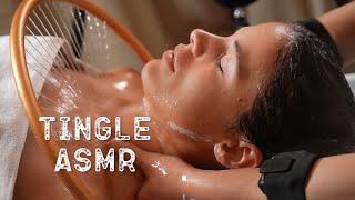 So relaxing ASMR Scalp and Hair SPA to Fall Asleep to  Tingling WATER Therapy MASSAGE