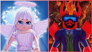 ŞEYTAN MELEK SAVAŞI  ROBLOX ANGELS VS DEVİLS  HAN KANAL EKİP