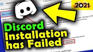 Discord Installation Failed Windows 10 Permanent Fix DiscordSetup.exe Installation has failed