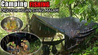 2 Hari Camping fishing panen ikan di guyur hujan siang dan malam eps 16