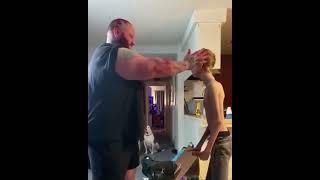 Skinny boy slaps big man  Slap Competition Meme #shorts #ytshorts #slapchallenge #comedy