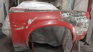 Mechanically Stripping Paint & Spraying Epoxy Primer