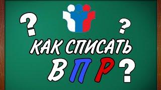 Как Списать ВПР в ШКОЛЕ?