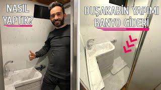 KARAVAN YAPIMI - 19  DUŞAKABİN YAPIMI - KARAVAN BANYO GİDERLERİ - VANLIFE VLOG