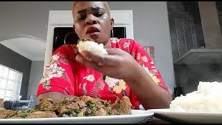 How to eat Sadza from Zimbabwe ne nyama