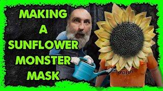 Making a Sunflower Monster Mask