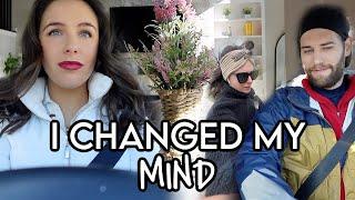 VLOG soooo I changed my mind + I have a problem...