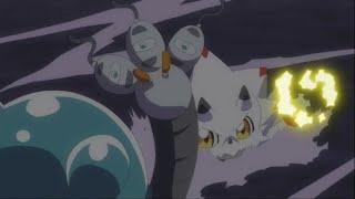 Gammamon VS Espimon  Digimon Ghost Game - episode 54