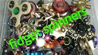 Fidget toy collection part 3  metal fidget spinners