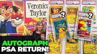I Got My Pokemon Cards Signed By Veronica Taylor And Then Graded By PSA