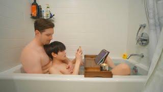  Cute gay couple taking a bath 🫧 our daily life
