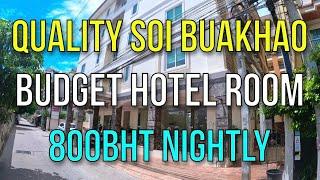 QUALITY SOI BUAKHAO PATTAYA BUDGET HOTEL REVIEW - The Winner Place 800BHT NIGHTLY 