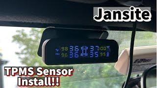 How To Install A TPMS Sensor On Any Car  Jansite TPMS Sensor kit