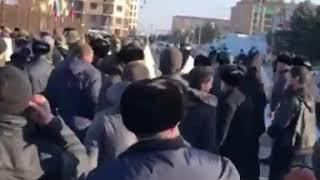 Попытка разгона митинга в г.Магас Ингушетия  ранее утро 27 марта 2019 года.