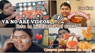 YA NO VOY A SUBIR VIDEOS‼️DECORACION DE OTOÑOPARA MI CASACHILES RELLENOS#newvideo #vlog #yt