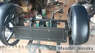 Modifikasi rangka Motor roda 3  untuk motor matic honda scopyy.