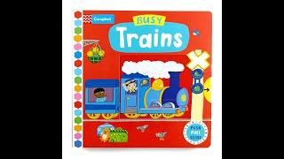 Busy Trains. Board Book by Campbell