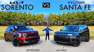 VALUE KINGS -- 2024 Hyundai Santa Fe vs. 2024 Kia Sorento Comparison