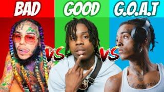 BAD vs GOOD vs GOAT Rappers 2021