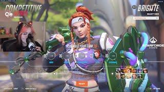 21K HEALS Aspen Juno + Brigitte Overwatch 2 Gameplay Season 12 Top 500