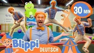 Blippi lernt Zirkustricks   Blippi Deutsch  Abenteuer und Videos für Kinder