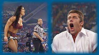 Chyna provokes Steven Richards by wrestling in Bra & Panties SmackDown Sep. 28 2000