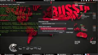 Cyborg Hawk Linux - Burning Files