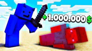 Jak ZAROBIŁEM 1.000.000$ w 1 SEKUNDĘ w Minecraft...