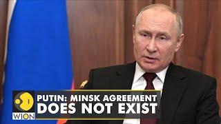 Russian President Vladimir Putin The Minsk agreement does not exist  World Latest English News