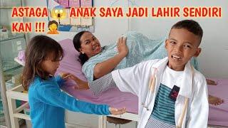 ASTAGA  Anak Saya Lahir Sendiri Di Klinik Bidan  Drama Ibu Hamil Melahirkan  Marchel And Family