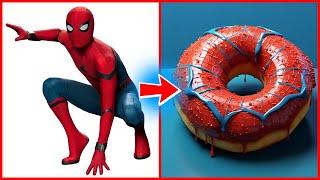 SUPERHEROES but DONUTS  All Characters Marvel & DC