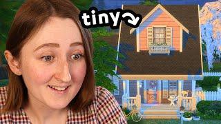 i made the tiniest 2-story house possible in the sims