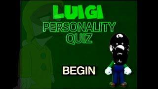 Luigi Personality Quiz. EXTRA spooky edition.