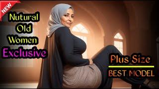 Natural Older Women ‍️‍️  Exclusive Arabic Dresses