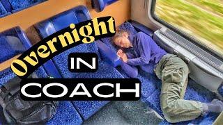 Nightjet ÖBB Train Review  15 hours in SEATING carriage