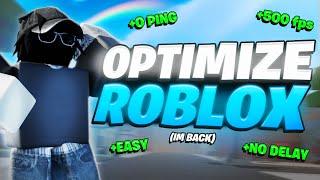 OPTIMIZE ROBLOX WITH THESE NEW SETTINGS️ 600+ FPS *FPS BOOST ZERO DELAY ZERO PING*
