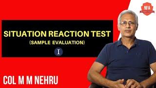 Situation Reaction Test SRT Part 1  SSB Psych Series  Colonel Nehru  NFA  Episode 3