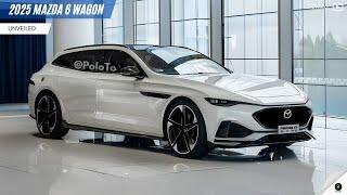 2025 Mazda 6 wagon Unveiled - more powerful design and facilities