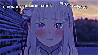 ketika Emilia hamil anaknya Subaru?  Rezero  Jedag jedug anime 