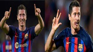 Lewandowski vs viktoria plzen English commentary 2022 HD