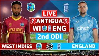 West Indies vs England 2nd ODI Live Scores  WI vs ENG 2nd ODI Live Scores & Commentary