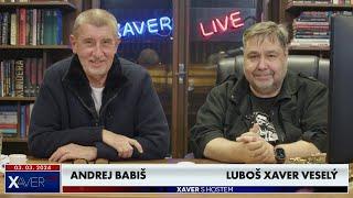 Andrej Babiš  Xaver s hostem