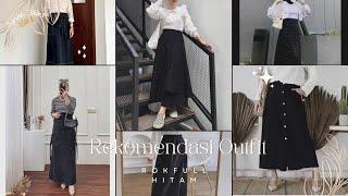 Rekomendasi Ootd Full Rok Hitam