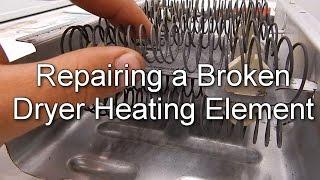 How to Repair a Broken Dryer Heating Element