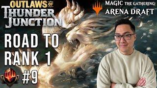 A Sloppy Path To Victory  Mythic 8  Road To Rank 1  OTJ Draft  MTG Arena