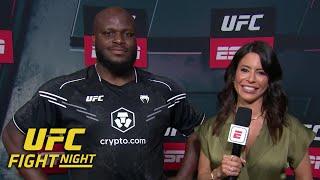 Derrick Lewis If I didn’t pace myself I would’ve knocked him out in Round 1  UFC Post Show